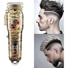 Maquina de Cortar Cabelo Profissional Kemei Bivolt KM-2130 Barbeador Elétrico Bivolt 110v - 220v
