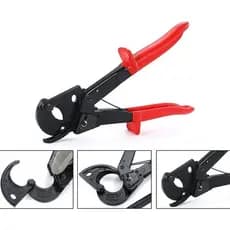 Alicate De Corte Tesoura Com Catraca Para Cabos  Corte De Fio De Cobre Alumínio De Ate 240mm e 400mm
