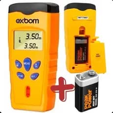 Trena Digital Com Laser 18 Metros de Distancia Nível Em Bolha Tela LCD Tem-d15 Exbom