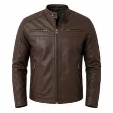 Jaqueta Masculina de Couro Bovino Legitimo - Modelo Vintage Vibe