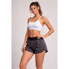 Shorts Feminino Academia Corrida Forro Oculto Premium