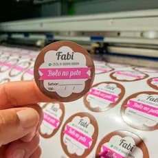 Adesivos Personalizados 5x5cm | Vinil de Alta Qualidade | Ideal para Negócios