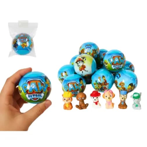 Kit 10/15/30 Cápsula Surpresa Patrulha Canina 5,5cm  Ideal para Lembrancinha de Festa Infantil e Sacolinha Surpresa
