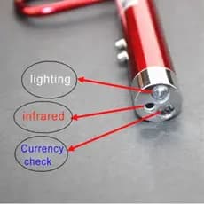 Laser vista tático caneta 5mw3 com 1 ponteiro laser vermelho e branco led crianças jogo gato brinquedo laser 3 luz lanterna