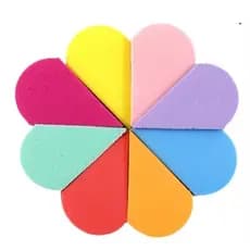 Esponja Para Maquiagem Modelo Flor 8 Cor/4 Cor