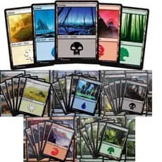 Lote de 20 terrenos básicos - basic land- Magic: the Gathering