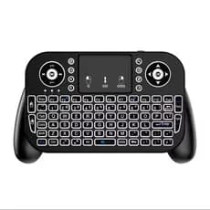 Mini Teclado Wireless com Touchpad Ergonômico - 2.4G USB - Design Conforto para TV Box Smart TV PC - Teclado Compacto