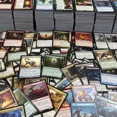 Lote 400 Cartas Aleatórias Magic The Gathering diversas edições