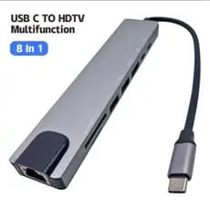 Adaptador Type-C para HDTV 8 em 1
