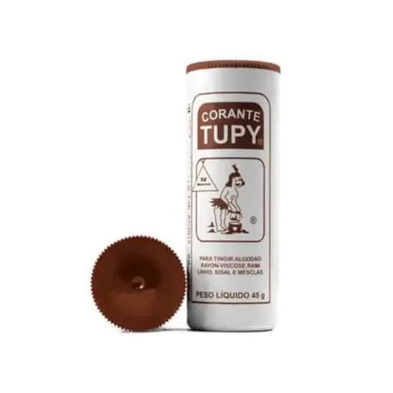 Corante Tupy, Tinta Tintura Tingir Roupa Marron