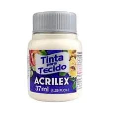 Tinta para Tecido Fosca 37ml Acrilex Palha 834
