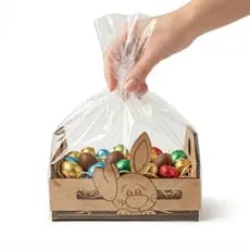 Kit 10 Unid Caixa Coelho de Páscoa MDF para Bombons – Ótimo para Revenda
