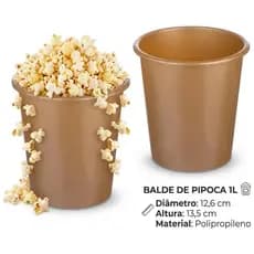 10 Balde de Pipoca 1L - Pipoqueira - Lembrancinha!