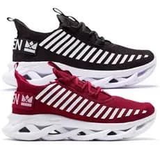 Kit 2 - Tenis masculino Oldsen Jaguar Esportivo corrida academia promoçao confortavel academia esportivo