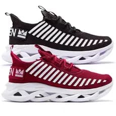 Kit 2 pares Tenis masculino feminino unissex  Oldsen Jaguar de corrida academia caminhada treino fitness
