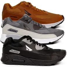 Kit 3 Tenis Masculino casual esportivo confortável academia novo envio rápido leve promoção original