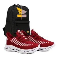 Kit tenis masculino corrida treino crossfit esportes academia esportivo confortável macio + mochila
