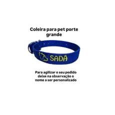 coleira pra pet cachorro personalizado