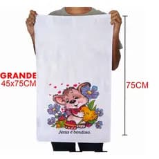Kit 12 Pano De Prato Grande 45x75 CM Pano de Copa E Cozinha Estampado Algodão 12 Unidades