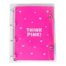 Caderno Argolado PVC PINK - POLIBRAS