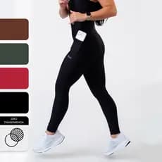 Legging Fitness Poliamida Premium com bolso lateral Zero Transparência Use Thac Originals