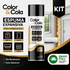 Espuma Expansiva PU 500ml Vedação Portas Janelas Isolamento Térmico Acústico kit 1 2 3 6 12