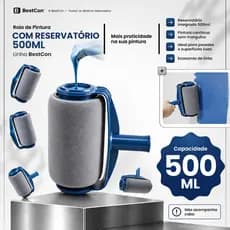 Rolo de pintura com reservatório 500ml western sem cabo