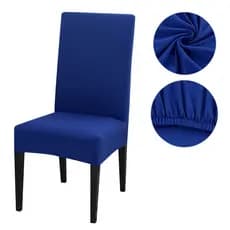 Kit 8 Capas de Cadeira Spandex, Cores Lisas, Universal , Pronta Entrega
