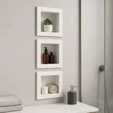Nicho 20x20 multiuso decoração Banheiro Sala Cozinha Embutir Parede Decorativo Domus Design
