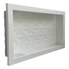 Nicho Para Banheiro Porta Shampoo Embutir 30x60 Fundo 3d Lançamento - Domus