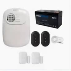 Kit alarme intelbras 1 sensor com fio Ivp 3000 + 2 sensores sem fio magnéticos XAS