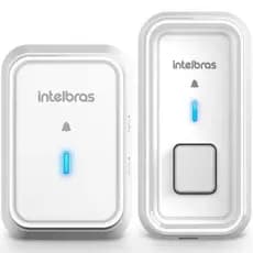 Campainha Eletrônica Sem Fio Intelbras CIB 101 Branca - Design Moderno, Bateria de Longa Duração, Instalação Fácil