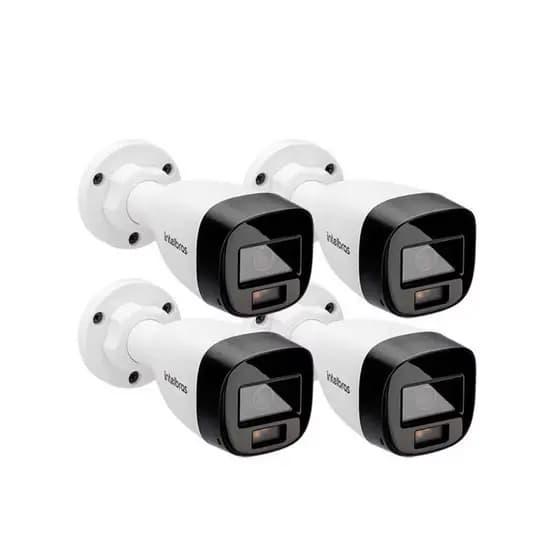 4 Câmeras intelbras Full Color VHD1220BFc imagens coloridas mesmo a noite