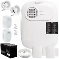 kit alarme completo Intelbras Anm24Net + 2 Sensores Ivp 3000 + 2 Sensores XAs light + Sirene + aplicativo para celular
