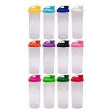 Kit 20 - Copo Long Drink 300ml TRANSPARENTES com tampa flip (shake)
