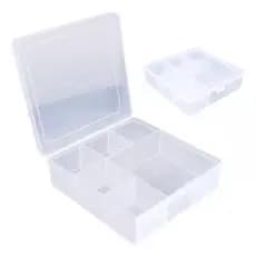 Caixas Organizadora 6 divisórias kit 05 unidades