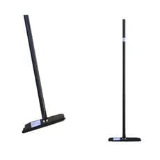 Rodo Super Moderno e Elegante, Todo em Alumínio nas Cores Preta,  Branca e Brilhante - Borracha Substituível - Base 30cm