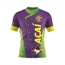 Kit 5 Uniformes Camiseta Açai Açaiteria Sua Marca Top U.v.