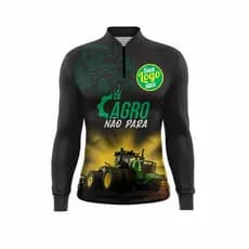 Kit 5 Camisetas Masculina Agro Uv50 Agro Não Para Sua Marca