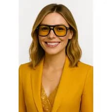Óculos de sol retro de dupla lente, grande estrutura, proteção UV, lentes oceânicas, moda minimalista unissex.