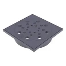 Ralo Grelha Pvc Plástica Abre E Fecha Quadrada  15cm