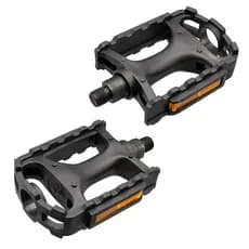 Pedal Plataforma 1/2 Nylon Rosca Fina C/ Refletor Paco
