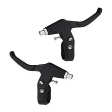 Manete De Freio Preto Bike Maçaneta V-brake Paco Nylon Par