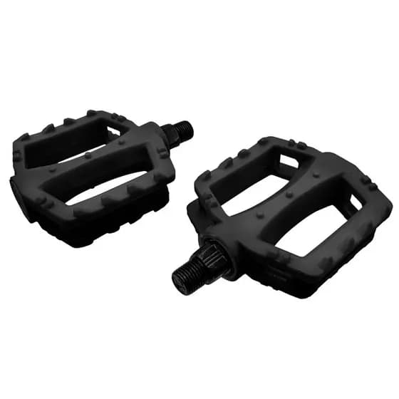 Pedal Plataforma Nylon Infantil C/ Esfera Bike 12 14 16 20 Cor Preto