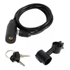 Cadeado Bike Anti Furto Bicicleta Paco 6mm X 1mt Com Chave