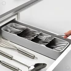 Separador Talheres Organizador Gaveta Cozinha Divide