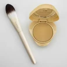 Pó Compacto GPM20 Bege Médio E Pincel Pó Facial Ruby Rose
