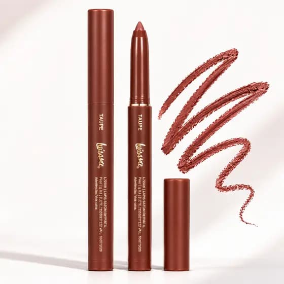 Lápis Labial Batom Retrátil Na Cor Taupe Luisance