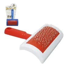 Rasqueadeira Cabo Plastico  13x8,5cm Escovinha Para Cachorro