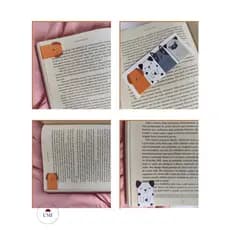 Kit 4 Marcadores de Página Magnético Cachorrinho para Livro Agenda Caderno Planner Bíblia Papelaria Criativa Tendência